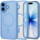 Matinis mėlynas dėklas Apple iPhone 17 telefonui "Tech-Protect MagPeak Magsafe CC"