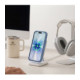 Matinis mėlynas dėklas Apple iPhone 17 telefonui "Tech-Protect MagPeak Magsafe CC"