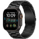 Juoda apyrankė Apple Watch 8 / 9 / 10 / 11 / 12 / SE / Ultra (44 / 45 / 46 / 49 mm) laikrodžiui "Tech-Protect Stainless"