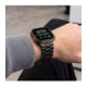 Juoda apyrankė Apple Watch 8 / 9 / 10 / 11 / 12 / SE / Ultra (44 / 45 / 46 / 49 mm) laikrodžiui "Tech-Protect Stainless"