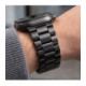 Juoda apyrankė Apple Watch 8 / 9 / 10 / 11 / 12 / SE / Ultra (44 / 45 / 46 / 49 mm) laikrodžiui "Tech-Protect Stainless"