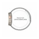 Sidabrinės spalvos apyrankė Apple Watch 8 / 9 / 10 / 11 / 12 / SE / Ultra (44 / 45 / 46 / 49 mm) "Tech-Protect Stainless"
