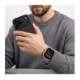 Sidabrinės spalvos apyrankė Apple Watch 8 / 9 / 10 / 11 / 12 / SE / Ultra (44 / 45 / 46 / 49 mm) "Tech-Protect Stainless"