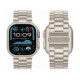 (Starlight) apyrankė Apple Watch 8 / 9 / 10 / 11 / 12 / SE / Ultra (44 / 45 / 46 / 49 mm) laikrodžiui "Tech-Protect Stainless"