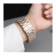(Starlight) apyrankė Apple Watch 8 / 9 / 10 / 11 / 12 / SE / Ultra (44 / 45 / 46 / 49 mm) laikrodžiui "Tech-Protect Stainless"