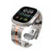 (Titanium / orange) apyrankė Apple Watch 8 / 9 / 10 / 11 / 12 / SE / Ultra (44 / 45 / 46 / 49 mm) "Tech-Protect Stainless"