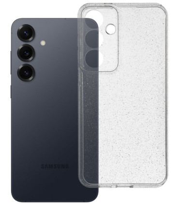 Skaidrus dėklas su blizgučiais Samsung Galaxy S25 Plus telefonui "Case 2mm Blink"