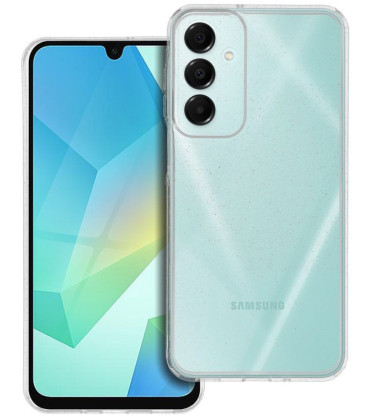 Skaidrus dėklas su blizgučiais Samsung Galaxy A16 4G / 5G telefonui "Case 2mm Blink"