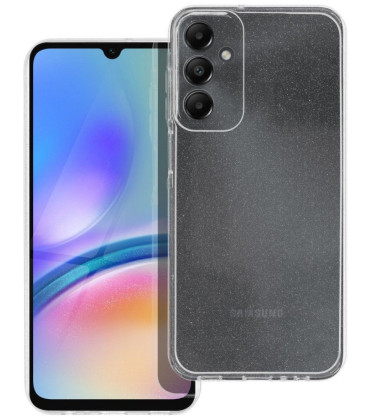 Skaidrus dėklas su blizgučiais Samsung Galaxy A15 4G / 5G telefonui "Case 2mm Blink"