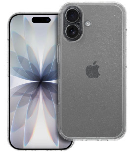 Skaidrus dėklas su blizgučiais Apple iPhone 17 telefonui "Case 2mm Blink"