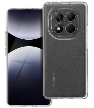 Skaidrus dėklas su blizgučiais Xiaomi Redmi Note 14 Pro 4G telefonui "Case 2mm Blink"