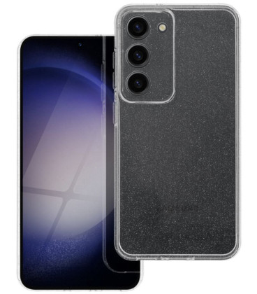 Skaidrus dėklas su blizgučiais Samsung Galaxy S23 telefonui "Case 2mm Blink"