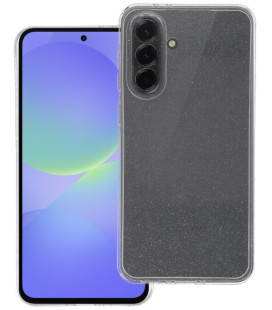 Skaidrus dėklas su blizgučiais Samsung Galaxy A36 5G telefonui "Case 2mm Blink"