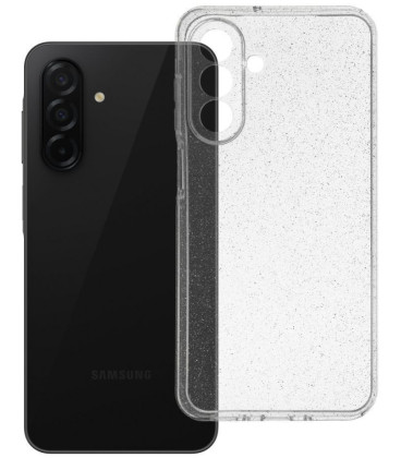 Skaidrus dėklas su blizgučiais Samsung Galaxy A26 5G telefonui "Case 2mm Blink"