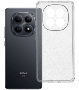 Skaidrus dėklas su blizgučiais Xiaomi Redmi Note 15 5G telefonui "Case 2mm Blink"