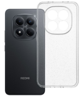 Skaidrus dėklas su blizgučiais Xiaomi Redmi Note 15 Pro 5G telefonui "Case 2mm Blink"