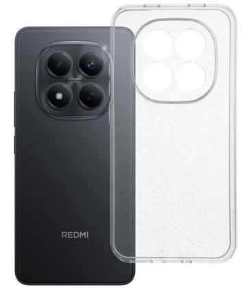 Skaidrus dėklas su blizgučiais Xiaomi Redmi Note 15 Pro 5G telefonui "Case 2mm Blink"