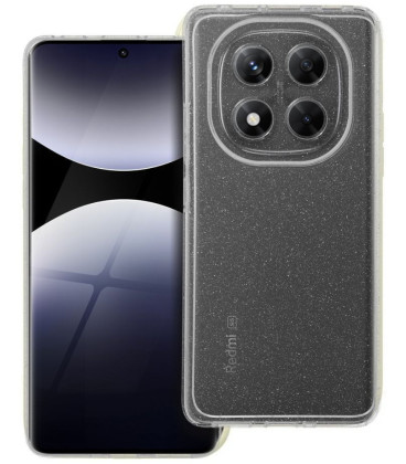 Skaidrus dėklas su blizgučiais Xiaomi Redmi Note 14 Pro 5G / 14 Pro Plus 5G telefonui "Case 2mm Blink"