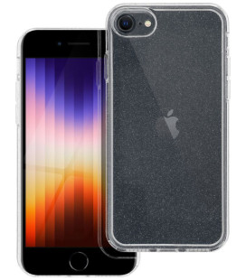 Skaidrus dėklas su blizgučiais Apple iPhone 7 / 8 / SE 2020 / SE 2022 telefonui "Case 2mm Blink"