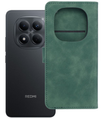 Žalias atverčiamas dėklas Xiaomi Redmi Note 15 Pro 4G telefonui "Tender Book"