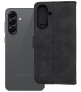 Juodas atverčiamas dėklas Samsung Galaxy A56 5G telefonui "Tender Book"