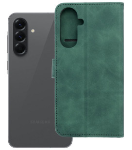 Žalias atverčiamas dėklas Samsung Galaxy A56 5G telefonui "Tender Book"