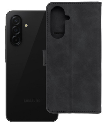 Juodas atverčiamas dėklas Samsung Galaxy A26 5G telefonui "Tender Book"