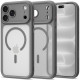 Matinis pilkas (Titanium) dėklas Apple iPhone 17 Pro / 18 Pro telefonui "Tech-Protect MagPeak Magsafe CC"