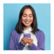 Violetinis dėklas Samsung Galaxy A27 5G telefonui "Roar Luna Case"