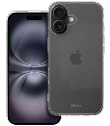 Skaidrus dėklas Apple iPhone 16 telefonui "Roar All Day Colorfull Jelly"