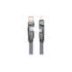 Pilkas USB-C - USB-C QC PD 3A 60W 100cm laidas + adapteriai USB-A - Lightning "Forcell F-ENERGY C241 4in1"