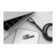 Pilkas USB-C - USB-C QC PD 3A 60W 100cm laidas + adapteriai USB-A - Lightning "Forcell F-ENERGY C241 4in1"