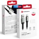 Juodas USB-A - USB-C QC4.0 3A 66W 200cm laidas "Forcell F-Energy C256 Cafule"