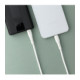 Baltas USB-C - USB-C QC4.0 PD 3A 60W 100cm laidas "Forcell F-Energy C344 Silicone"