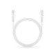 Baltas USB-C - USB-C QC4.0 PD 3A 60W 100cm laidas "Forcell F-Energy C344 Silicone"