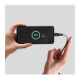 Juodas USB-C - USB-C QC4.0 PD 5A 100W 100cm laidas "Forcell F-Energy CB-04C Carbon"