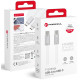Baltas USB-C - USB-C QC4.0 PD 5A 240W 200cm laidas "Forcell F-Energy CBN1 Cafule Color"