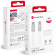 Baltas USB-C - USB-C QC4.0 PD 5A 100W 120cm laidas "Forcell F-Energy ACYH23 Cafule Color"