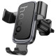 Juodas automobilinis telefono laikiklis " Hoco air vent H80 Gravity"