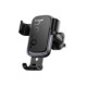 Juodas automobilinis telefono laikiklis " Hoco air vent H80 Gravity"