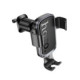 Juodas automobilinis telefono laikiklis " Hoco air vent H80 Gravity"