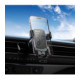 Juodas automobilinis telefono laikiklis " Hoco air vent H80 Gravity"