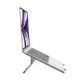 Pilkas sulanstomas stalinis laikiklis - stovas nešiojamam / planšetiniam kompiuteriui "Forcell F-Grip Fold Stand X Pro"