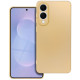 Auksinės spalvos dėklas Samsung Galaxy S25 Edge telefonui "Metallic Case"