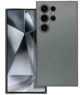 Pilkas dėklas Samsung Galaxy S24 Ultra telefonui "Metallic Case"