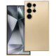 Auksinės spalvos dėklas Samsung Galaxy S24 Ultra telefonui "Metallic Case"