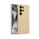 Auksinės spalvos dėklas Samsung Galaxy S24 Ultra telefonui "Metallic Case"