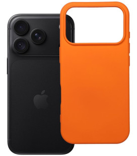 Oranžinis dėklas Apple iPhone 17 Pro / 18 Pro telefonui "Silicone Case"