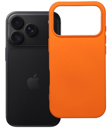 Oranžinis dėklas Apple iPhone 17 Pro / 18 Pro telefonui "Silicone Case"