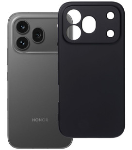 Juodas dėklas Honor 600 Pro telefonui "Silicone Case"